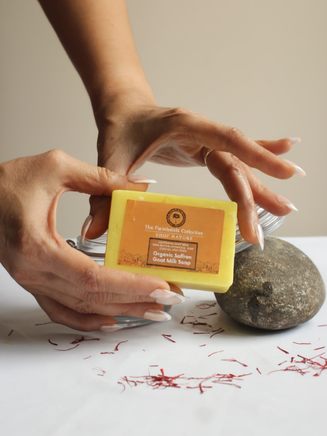 Saffron Goat Milk Soap ~ Kashmir's Crafted Soap Bar