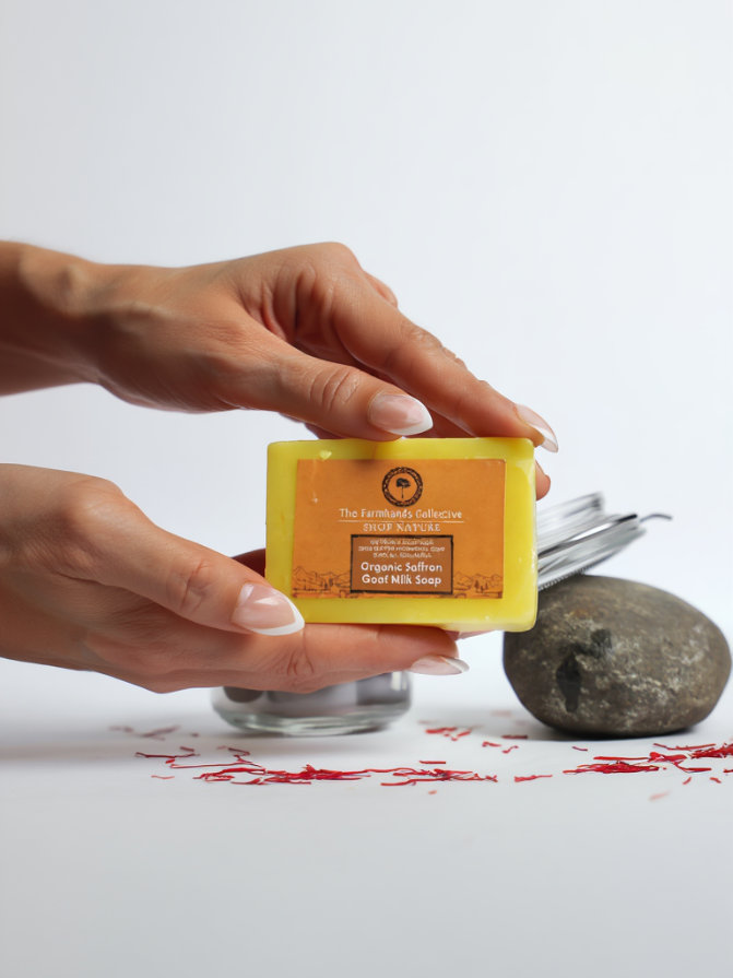 Saffron Goat Milk Soap ~ Kashmir's Crafted Soap Bar