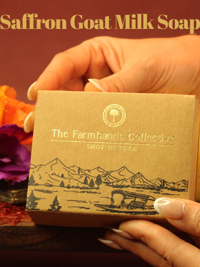 Saffron Goat Milk Soap ~ Kashmir's Crafted Soap Bar