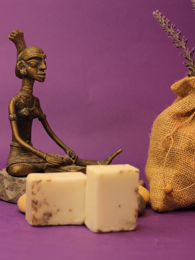 Lavender Goat Milk Soap - Kashmir's Crafted Soap Bar