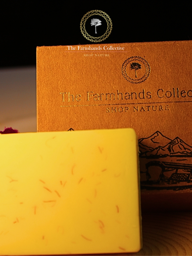 Saffron Goat Milk Soap ~ Kashmir's Crafted Soap Bar
